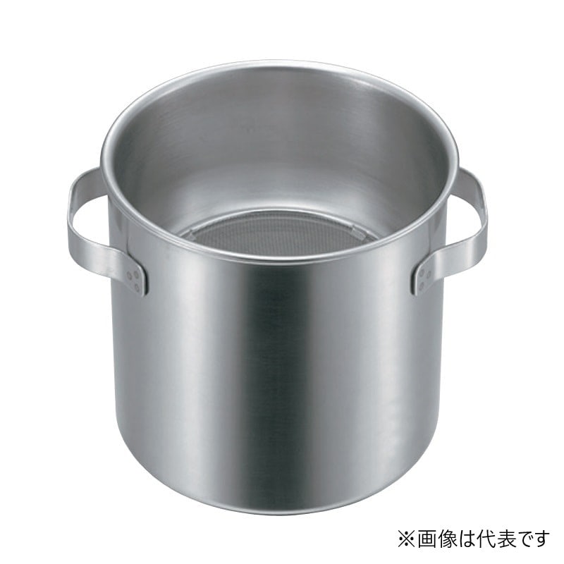 スギコ産業 18-8 替アミ式 揚玉入 手付 大 ST0023-SH-4950H 1個（ご注文単位1個）【直送品】