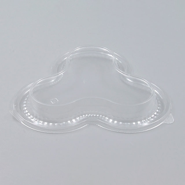 惣菜サラダ容器　トリオカップ　高蓋   50枚/袋（ご注文単位18袋）【直送品】