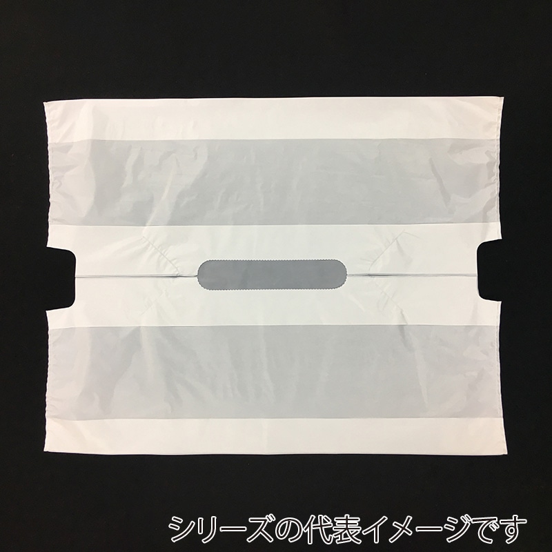 まつもと合成 手提げポリ袋 バンバンバッグ No.5 無地 100枚/袋(ご注文単位10袋)【直送品】
