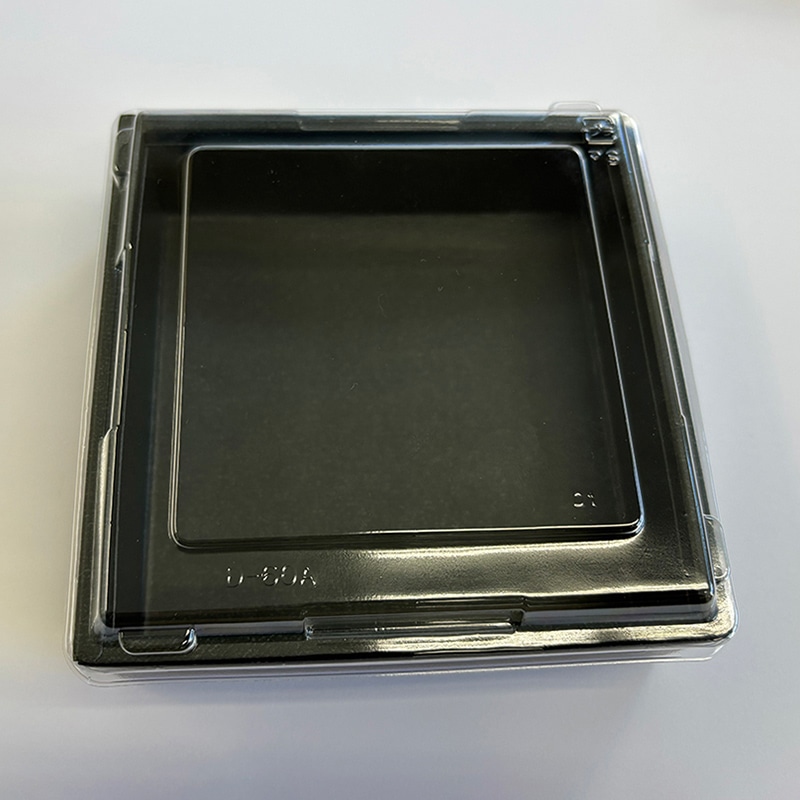 高津紙器 紙わっぱ 折り箱 蓋付き 小 黒 KC-128 50個/箱(ご注文単位1箱)【直送品】