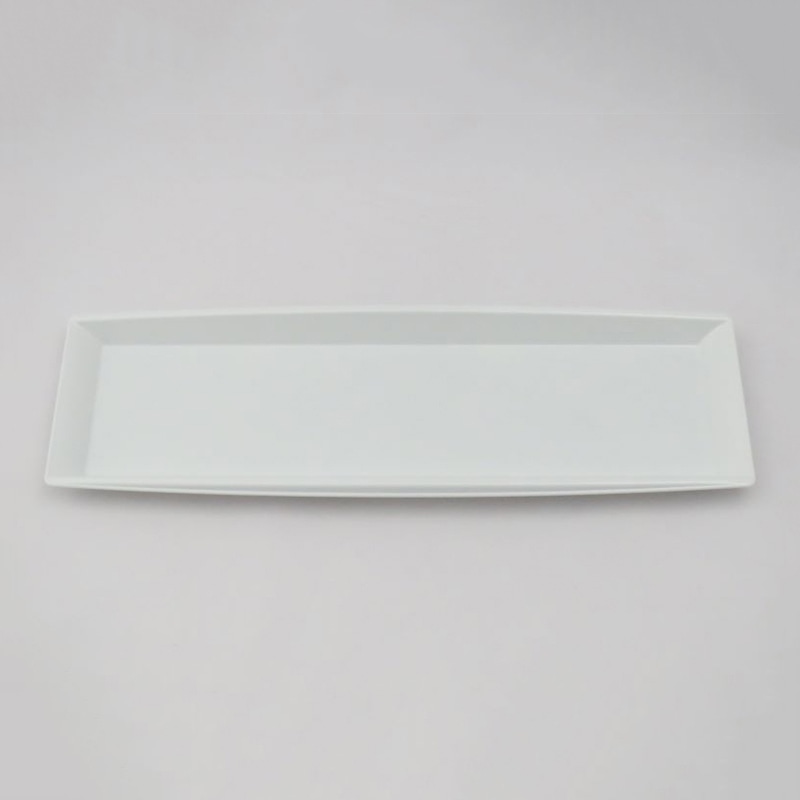 ニシキ プラスチック皿 光彩 L 白磁 20枚/袋(ご注文単位15袋)【直送品】