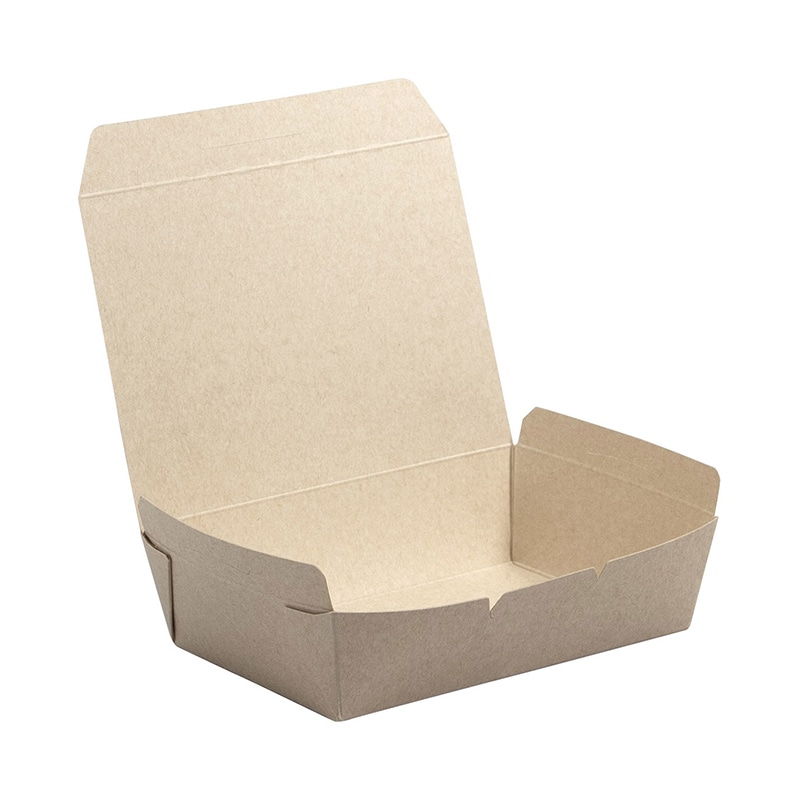 ペーパークラフト 食品箱 ファインテーパーBOX S 135252 25枚/袋(ご注文単位10袋)【直送品】