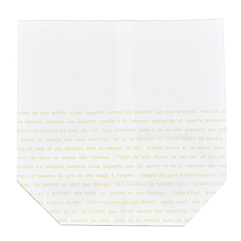 大阪ポリエチレン販売株式会社 亀甲袋　レシピ柄　L No.416 2030 100枚/袋（ご注文単位10袋）【直送品】