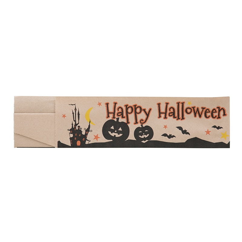 大阪ポリエチレン販売株式会社 耐油袋 スリーブパック ハロウィン No.333 9629 100枚/袋(ご注文単位1袋)【直送品】