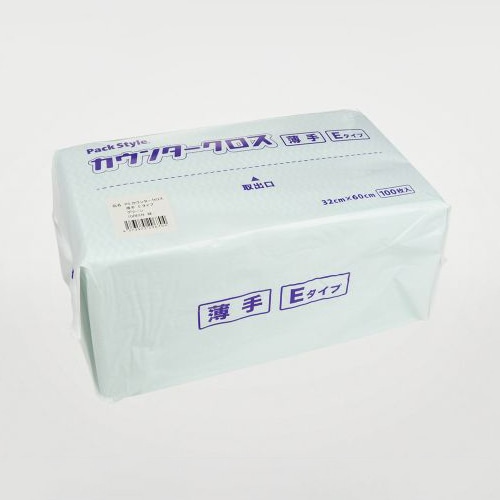 パックスタイル カウンタークロス　薄E 緑　R 00708168 100枚/袋（ご注文単位12袋）【直送品】