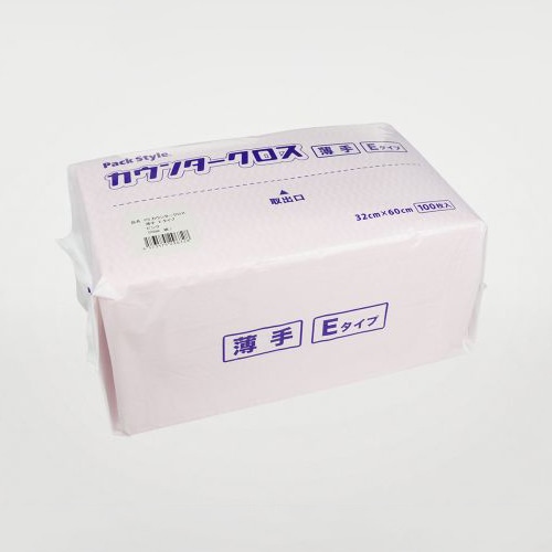 パックスタイル カウンタークロス　薄E 桃　R 00708169 100枚/袋（ご注文単位12袋）【直送品】