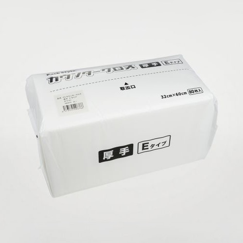 パックスタイル カウンタークロス　厚E 白　R 00708171 80枚/袋（ご注文単位12袋）【直送品】