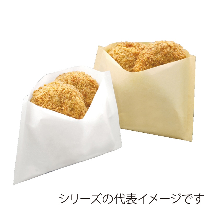 武蔵野産業 耐油袋 Mパック 20号 白 500枚/箱(ご注文単位8箱)【直送品】