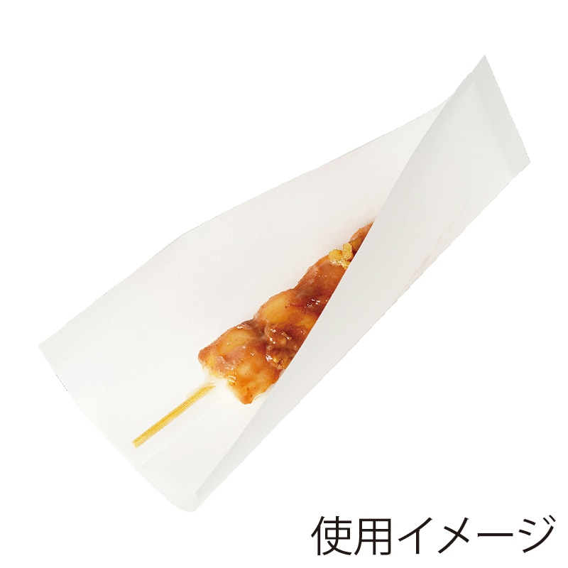 武蔵野産業 耐油袋 エコ・スリーブ 特小 白 100枚/袋(ご注文単位50袋)【直送品】