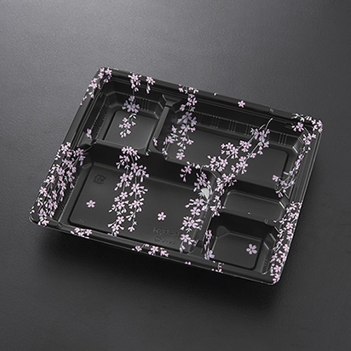 ケーピープラテック 弁当容器 KIP-10 フタセット 枝垂桜 50枚/袋(ご注文単位8袋)【直送品】