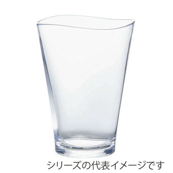 石川樹脂工業 プラキラ　タンブラーゆらぎ 470cc　クリアー 072384005 1個（ご注文単位1個）【直送品】