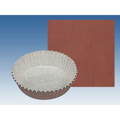 cotta ペットカップ丸型 100径 6195 茶ベタ 300枚/束(ご注文単位1束)【直送品】