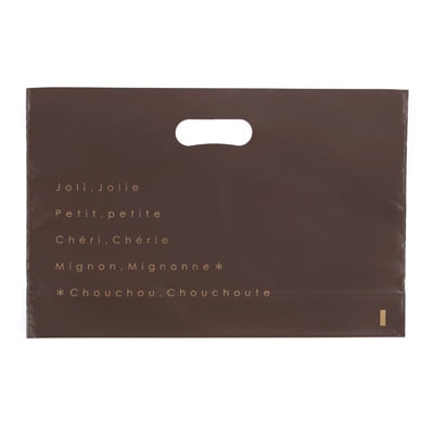 cotta シャルマンバッグ 大 91579 ブラウン 100枚/袋(ご注文単位1袋)【直送品】
