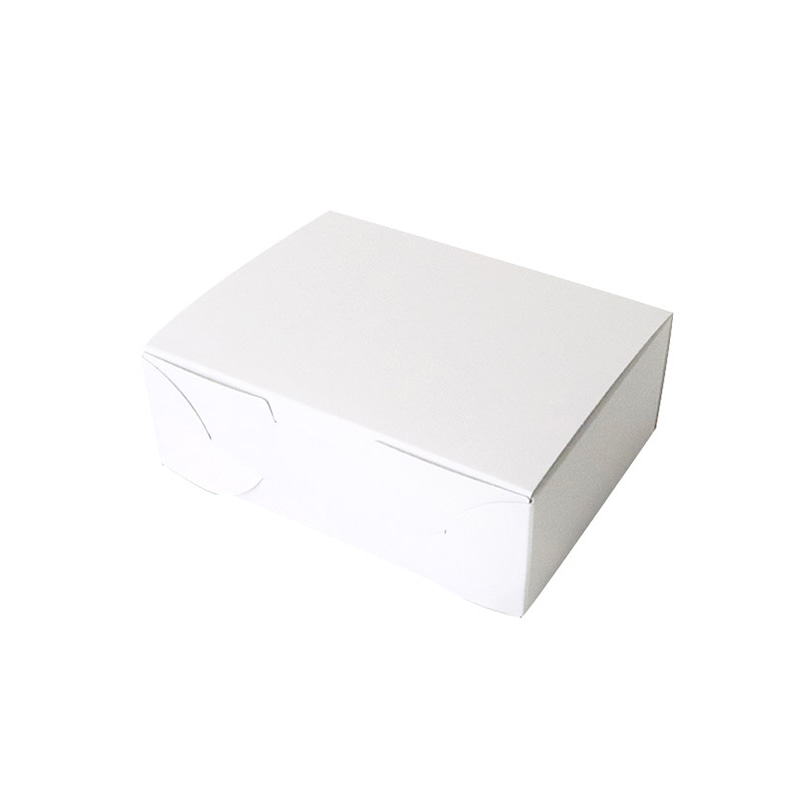 白無地菓子箱　4号  97290 10枚/束（ご注文単位1束）【直送品】