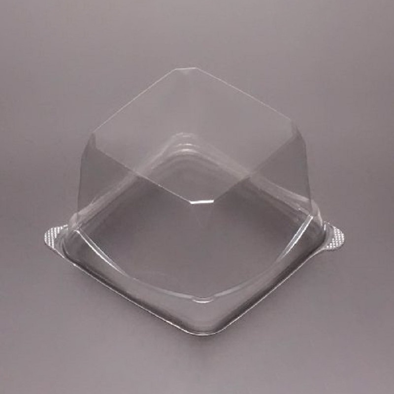 エースパック ケーキBOX TTキューブ フタ 100枚/袋(ご注文単位16袋)【直送品】