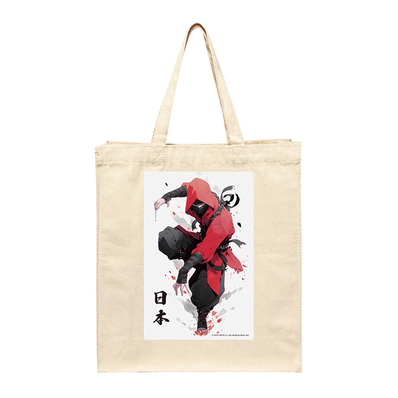 エスパック コットンバッグ 忍者 1枚(ご注文単位5枚)【直送品】