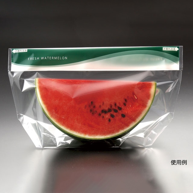 青果用袋 スイカ袋 M ウェーブ 50枚/袋(ご注文単位20袋)【直送品】