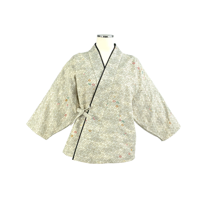 サーヴォ レディース 茶衣着 雲井ぼかし草小紋 M アイボリー OD254 1枚（ご注文単位1枚）【直送品】