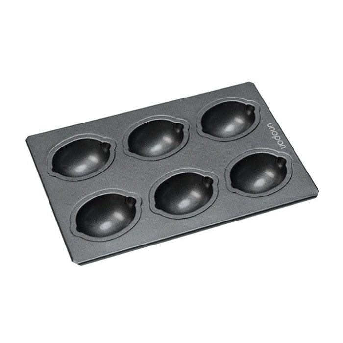 SAN NENG BAKE WARE 型天板 レモン型 6連 UN11015 1個(ご注文単位1個)【直送品】