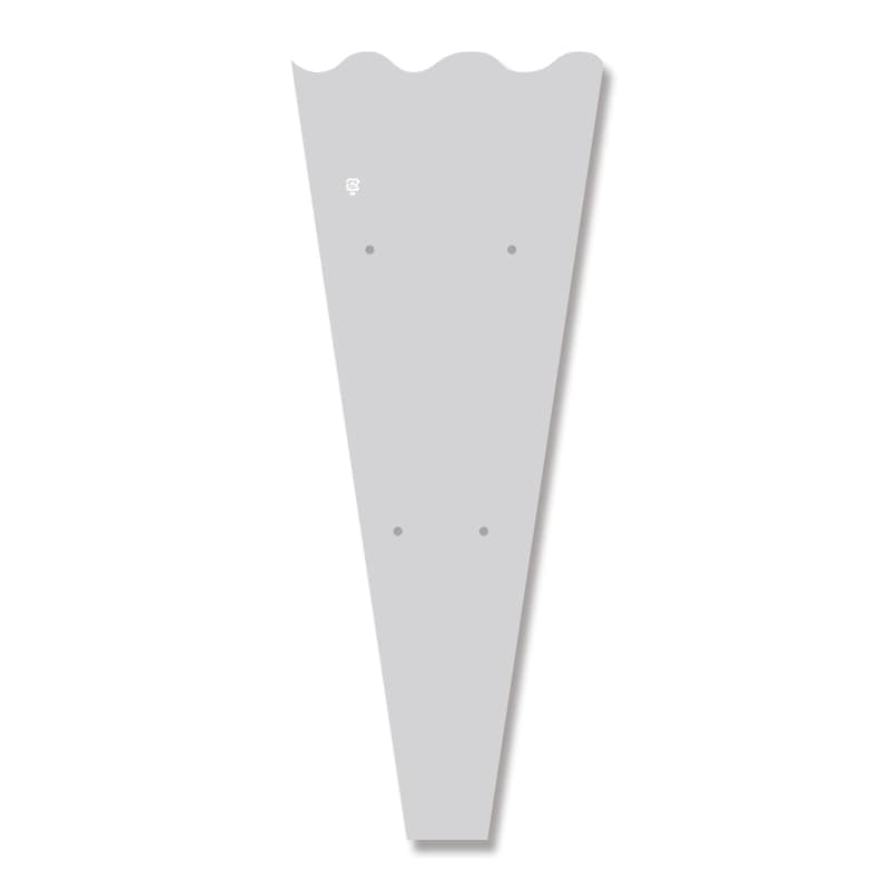 Patio de fleure ポリ袋 Nフラワーパック ウェーブタイプ 厚み:0.028mm No.12 100枚/袋