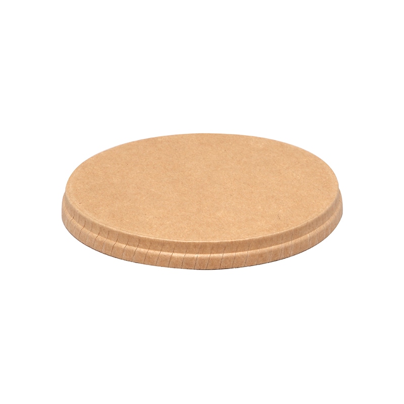 HEIKO 製菓資材 アイスカップ用 紙蓋 口径115mm クラフト 50個/袋