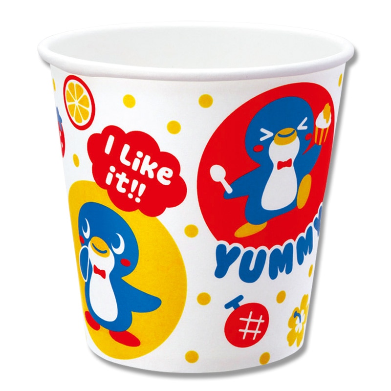 HEIKO 氷カップ 紙コップ 13オンス フルーツペンギン 50個/袋