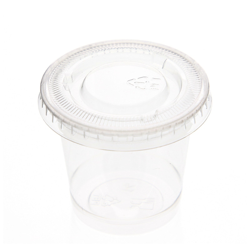 HEIKO 透明カップ A-PET 1オンス 蓋セット 口径45mm 透明 50組/束