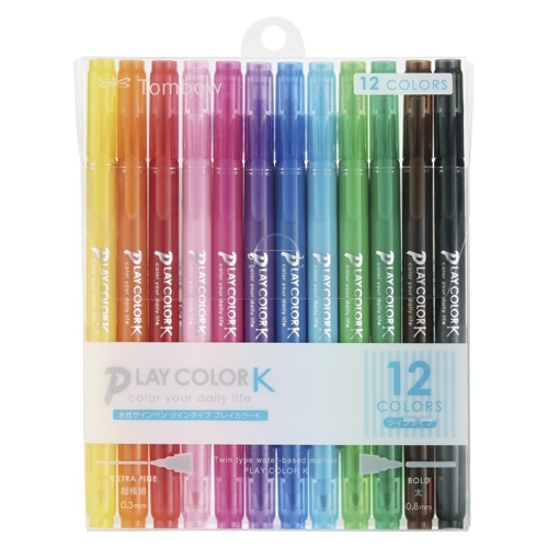 GCF-011 プレイカラーK 12色セット 1セット (ご注文単位1セット)【直送品】