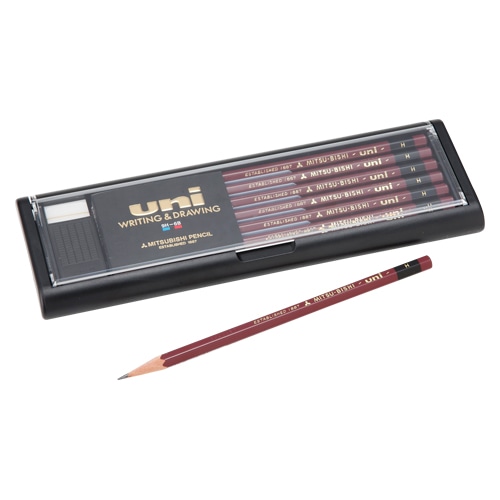 UH 鉛筆 ユニ H (12本入) 1ダース (ご注文単位1ダース)【直送品】