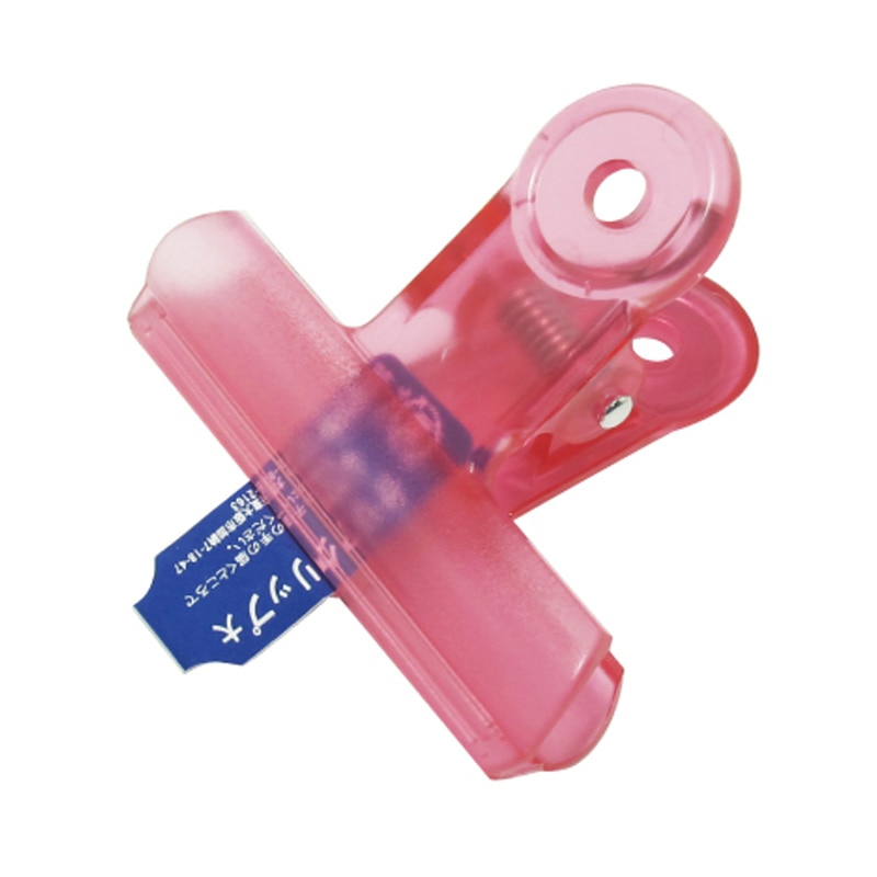 ミツヤ クリアクリップ アクア 大 バラ 赤 PCC00-BA-RD 1個（ご注文単位100個）【直送品】