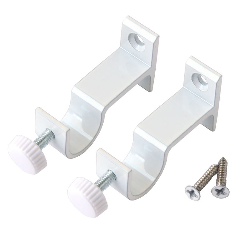 フルネス ミニポール用アルミブラケット ホワイト 2個1組入 1袋(ご注文単位1袋)【直送品】