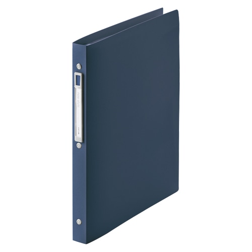 N-7682-11 クリヤーブック 10P ネイビー 1冊 (ご注文単位1冊)【直送品】