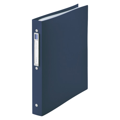 N-7683-11 クリヤーブック 20P ネイビー 1冊 (ご注文単位1冊)【直送品】