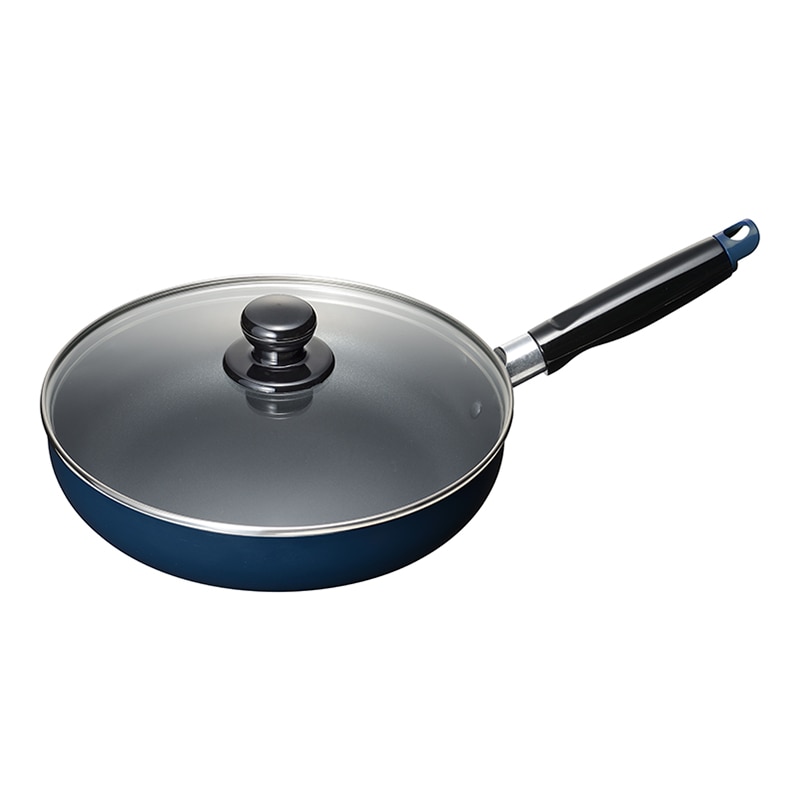 和平フレイズ スティージー2 IH対応ガラス蓋付フライパン 24cm MB-2375 1個（ご注文単位1個）【直送品】