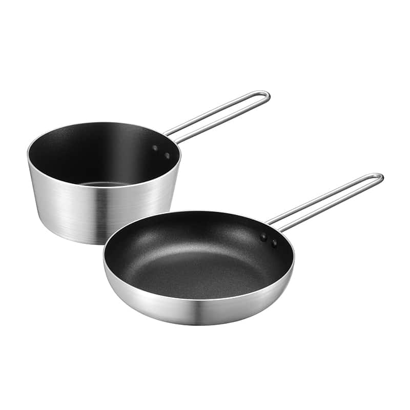 和平フレイズ デリミーズ IH対応 ソースパン&フライパンセット 16cm／20cm MB-3030 1個（ご注文単位1個）【直送品】