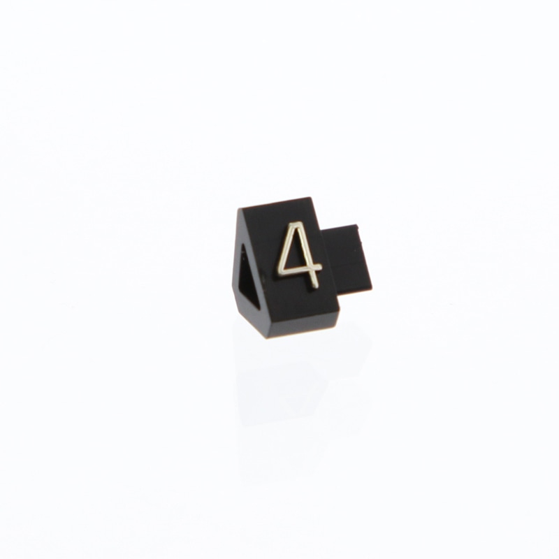 友屋 プライスキューブ M　金 単品「4」　07106GD4 1袋（ご注文単位1袋）【直送品】
