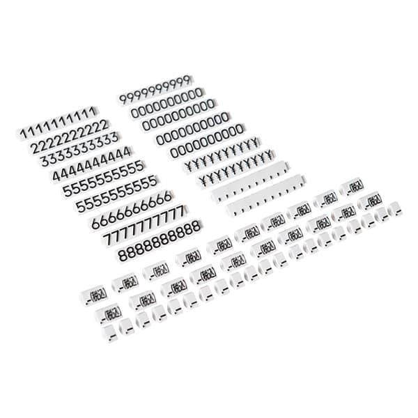 友屋 ニュープライスキューブセット L 白/黒字 07102BLK 1セット(ご注文単位1セット)【直送品】