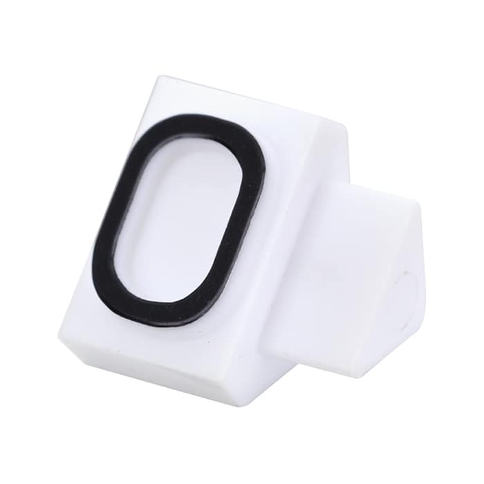友屋 ニュープライスキューブ 補充用単品 L用 白/黒文字 「0」 20粒 07105BK0 1袋(ご注文単位2袋)【直送品】