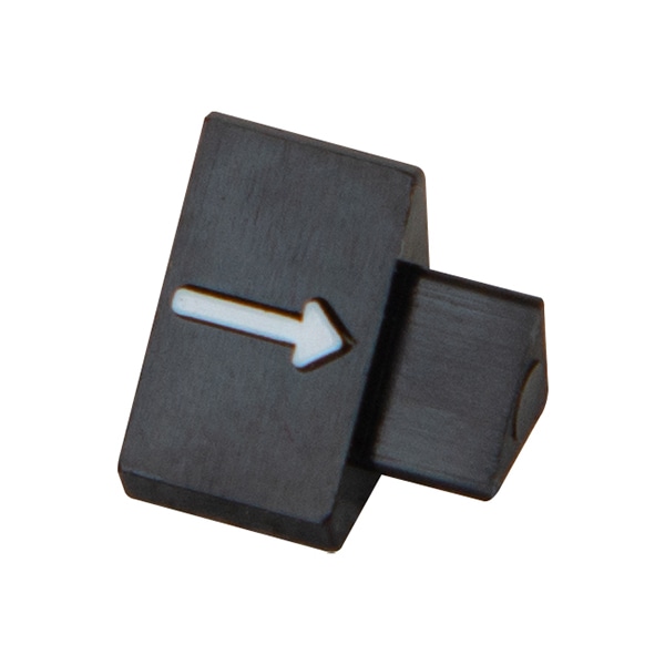 友屋 ニュープライスキューブ 補充用単品 M用 黒/白文字 矢印 20粒 07106WHA 1パック(ご注文単位2パック)【直送品】