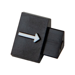 友屋 ニュープライスキューブ 補充用単品 L用 黒/白文字 矢印 20粒 07105WHA 1袋(ご注文単位2袋)【直送品】