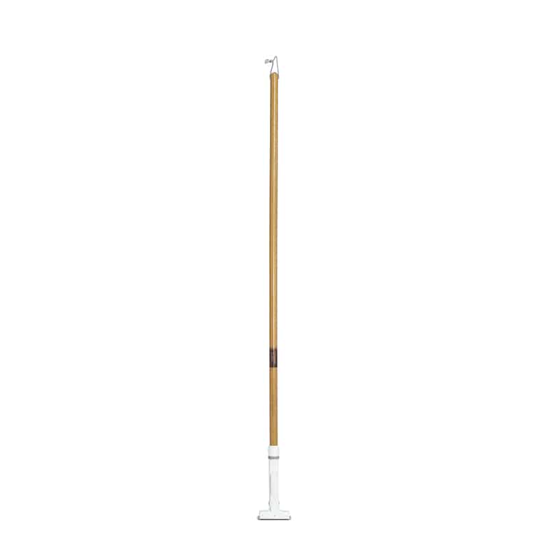 テラモト 清掃用品　FXハンドル　木柄 S　Wホワイト CL3741308 1本（ご注文単位1本）【直送品】