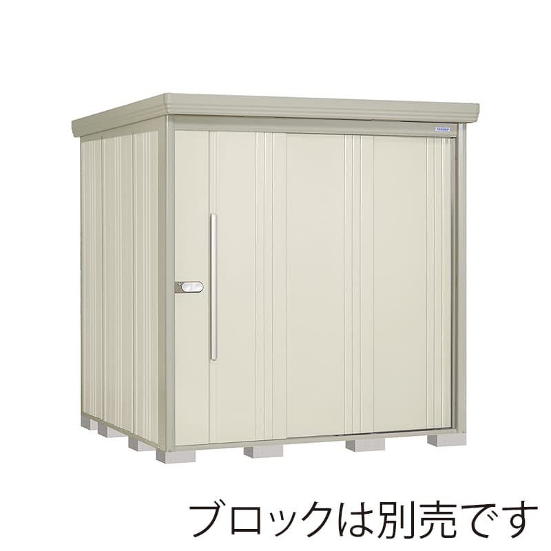 田窪工業所 中・大型物置 Mr.ストックマン ダンディ 多雪型 標準屋根 側面棚 ND-S2019YW ムーンホワイト 1台（ご注文単位1台）【直送品】