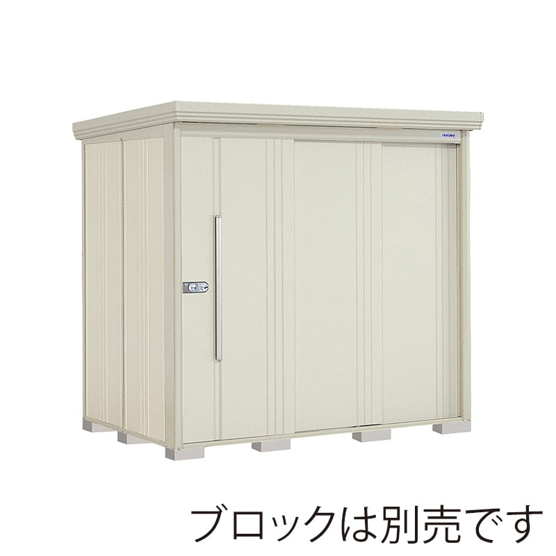 田窪工業所 中・大型物置 Mr.ストックマン ダンディ 多雪型 標準屋根 側面棚 ND-S2215YW ムーンホワイト 1台（ご注文単位1台）【直送品】