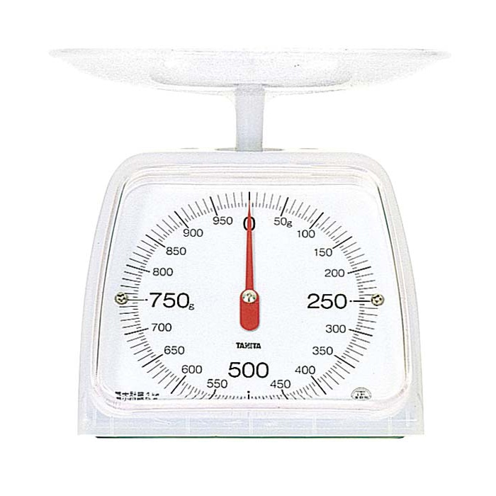 タニタ　クッキングスケール　1kg KA-001　クリアホワイト  1個（ご注文単位1個）【直送品】