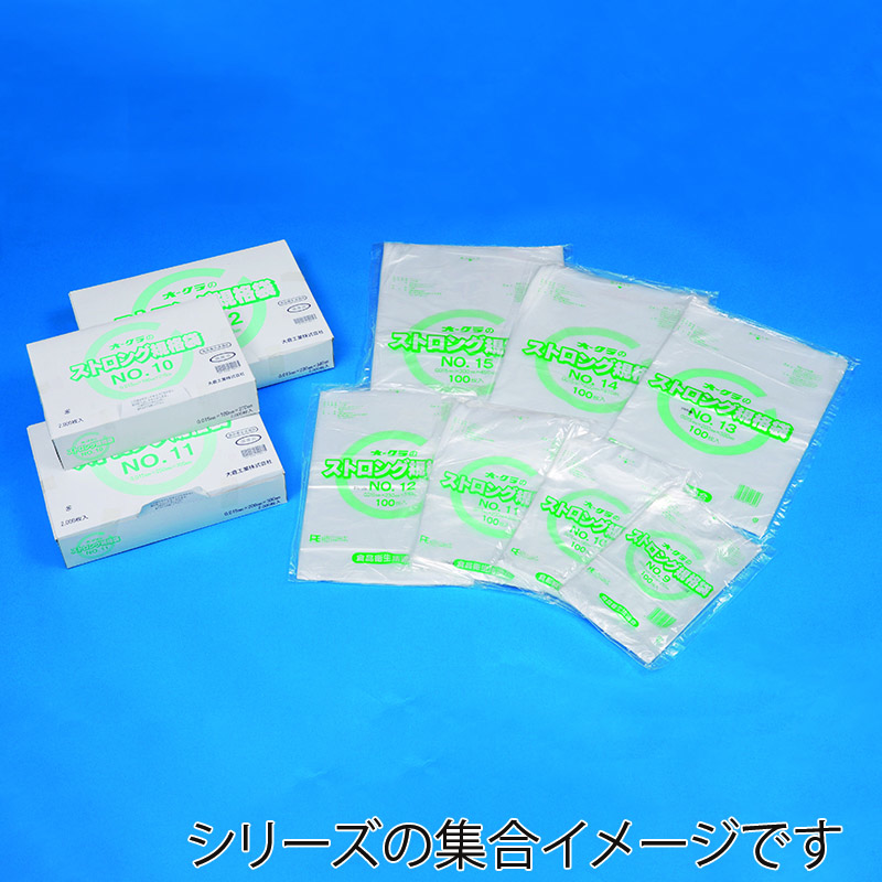 大倉工業 規格ポリ袋　ストロング規格袋 #015　NO.15  100枚/袋（ご注文単位40袋）【直送品】