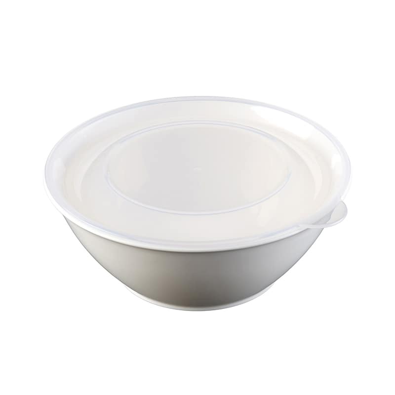 イノマタ化学 そのまま食卓に出せる保存容器 M ホワイト 1580 1個(ご注文単位1個)【直送品】