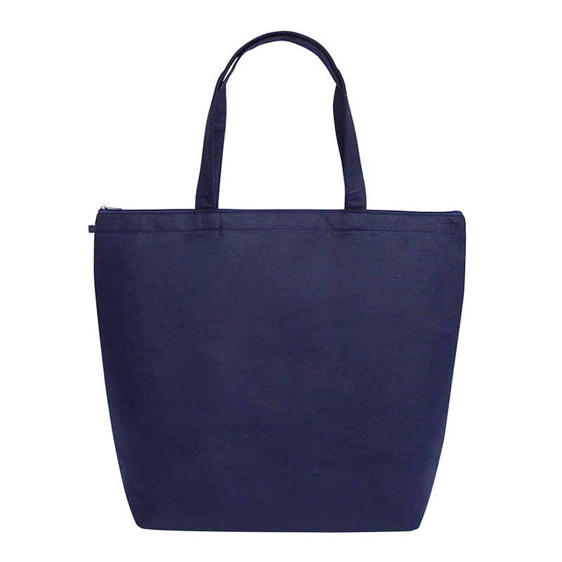 ラクスルクラフツ フェルトバッグ トートL ネイビー 90342020 5枚/袋（ご注文単位10袋）【直送品】
