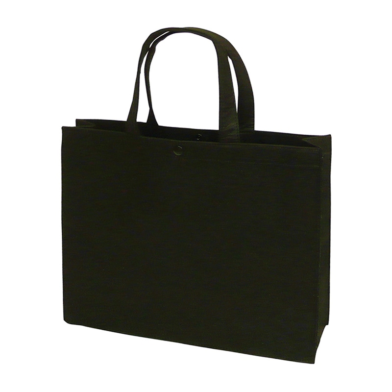 ラクスルクラフツ フェルトバッグ A4ヨコ ブラック 90343019 5枚/袋（ご注文単位10袋）【直送品】
