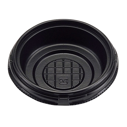 エフピコチューパ 丼容器　RK-125φ　中皿  黒 50枚/袋（ご注文単位12袋）【直送品】