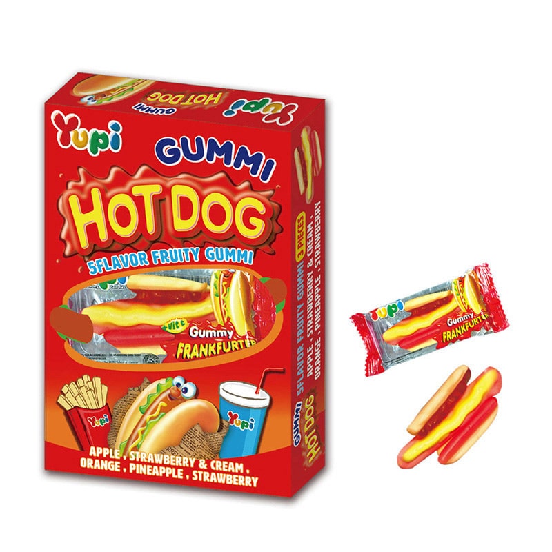 エイム グミホットドック 3個入  1箱※軽（ご注文単位100箱）【直送品】